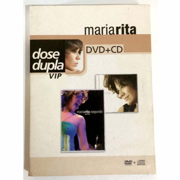 DVD + CD Maria Rita - Dose Dupla Vip