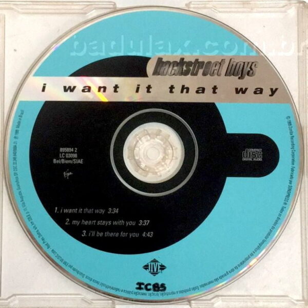 EP (Single) Backstreet Boys – I Want It That Way