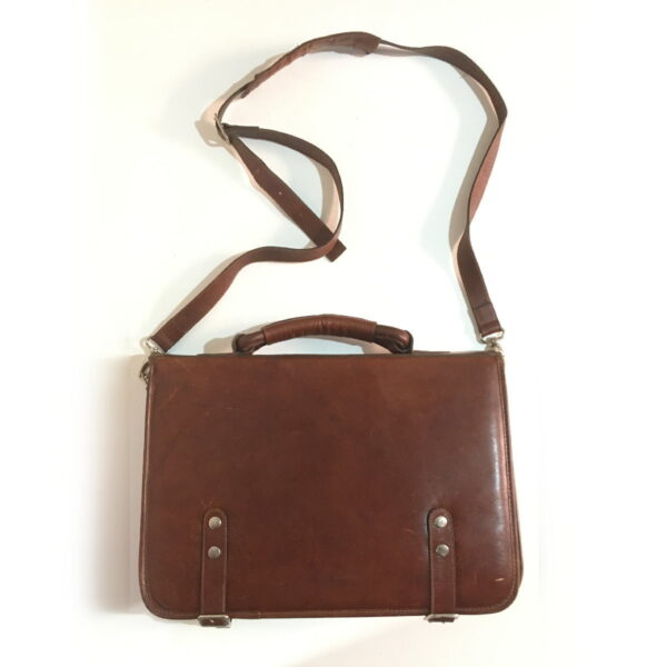 Pasta / Bolsa de Couro Legítimo Forrada com Alça | Notebook
