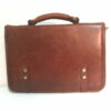 Pasta / Bolsa de Couro Legítimo Forrada com Alça | Notebook