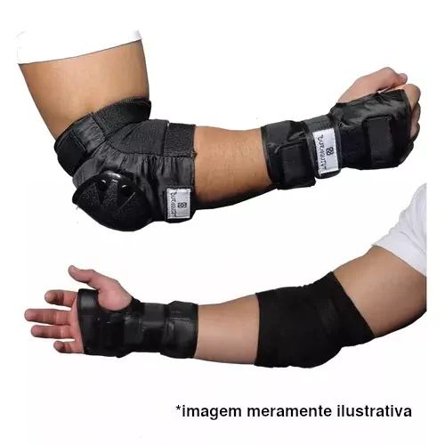 Kit De Proteção p/ patins, skate, bike, etc. (joelheira, cotoveleira e munhequeira) [Usado]